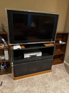 lot 17 image: Sony Bravia XBR TV with Stand