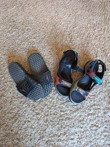 lot 83 image: Speedo Slides & Ecco Sandals Combo