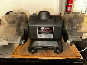lot 296 image: Craftsman 13 HP Bench Grinder
