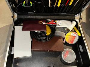 lot 311 image: Complete Electricians Tool Kit in Case