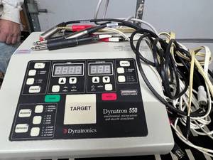 lot 14 image: Dynatronics Dynatron 550 Interferential Microcurrent and Muscle Stimulation - In Great Working Condition
