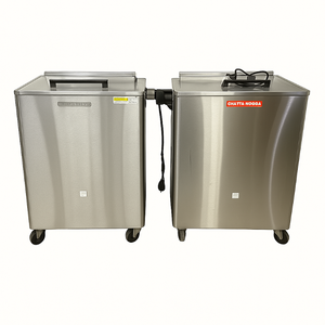 lot 5 image: Lot of 2 Chattanooga Hydrocollator M-2 Mobile Hot Packs Heating Unit For Chiropractors, Animal Clinics, Physical Therapy Rehab Centers & More - Wear Inside - Good Working Condition