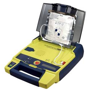 lot 24 image: MSRP $1600 Cardiac Science&nbspR9300E-801 PowerHEART AED G3&nbspEmergency Defibrillator&nbspWBattery & 924 Pads - Good Working Condition - Battery & Pads Needs To Be Replaced