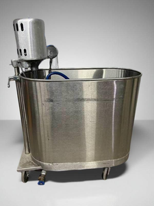 lot 8 image: Whitehall Electro Medical Stainless Hydrotherapy&nbspWhirlpool&nbspEquipment -For Physical Therapy Of Upper Extremity, Lower LegKnee - Good Working Condition Needs Clean Up Inside