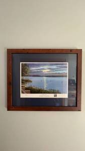 lot 28 image: Framed Limited Edition Print Crosslake Dawn by Thomas Otteson
