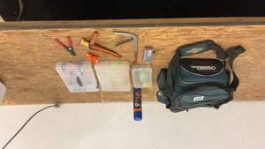 lot 45 image: Comprehensive Fishing Gear Set with Gander Mtn Bag