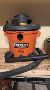 lot 53 image: RIDGID Wet Dry Vacuum with Accessories