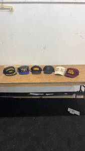 lot 94 image: Collection of 6 Vintage and Themed Baseball Caps