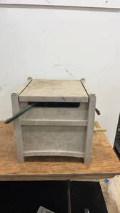 lot 106 image: Used Garden Hose Reel Storage Box