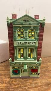 lot 240 image: St. Anthony 1886 Ceramic Collectible Building Figurine