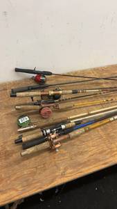 lot 273 image: Collection of Fishing Rods and Reels