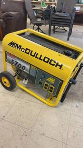 lot 6 image: McCulloch 5700 Watt Portable Power Generator