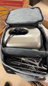 lot 305 image: Kitchen Appliance Set with Mixers, Blender, and Digital Scale