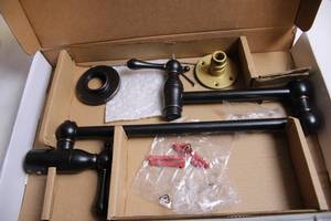 lot 7 image: Glacier Bay Lyndhurst Wall-Mounted Pot Filler Faucet