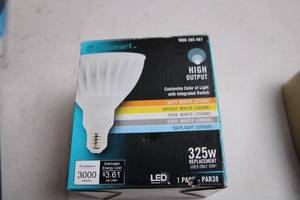 lot 22 image: Ecosmart High Output LED Bulb with Integrated Switch