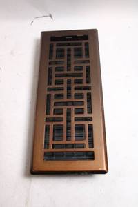 lot 32 image: Antique Bronze Floor Register Vent Grate