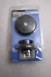 lot 40 image: Everbilt Toe-Touch Stopper Remodel Kit in Matte Black