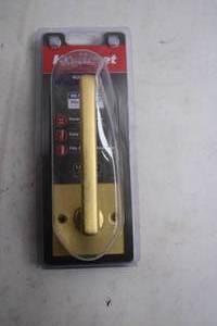 lot 42 image: Kwikset Polished Brass Lever Handle Set