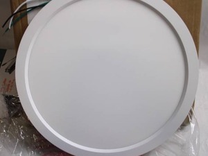 lot 43 image: 13-inch Round LED Ceiling Light, Recessed Fixture