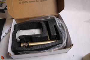 lot 68 image: Unopened Brass Bathroom Faucet with Single Handle