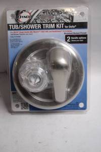 lot 72 image: Danco TubShower Trim Kit for Delta with Brushed Nickel Finish