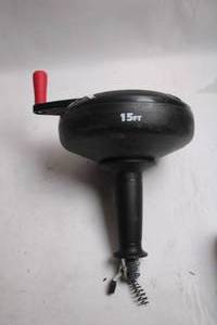 lot 82 image: 15ft Handheld Drain Auger Tool