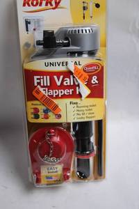 lot 96 image: Korky Universal Fill Valve & Flapper Kit