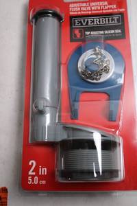 lot 105 image: Everbilt Adjustable Universal Flush Valve with Flapper