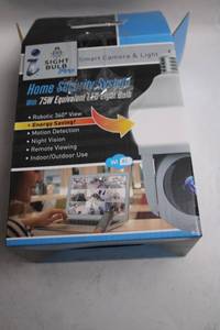 lot 114 image: Sight Bulb Pro Home Security System with WiFi LED Light Bulb