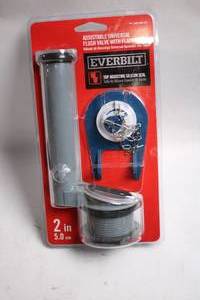 lot 115 image: Everbilt Adjustable Universal Flush Valve with Flapper, 2 Inch