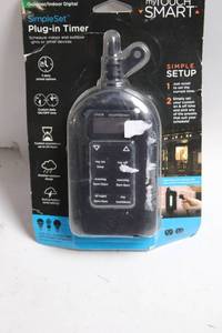 lot 141 image: Weatherproof Digital Plug-in Timer with Countdown Function