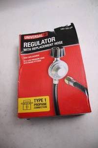 lot 149 image: Universal Propane Regulator with Replacement Hose
