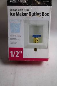 lot 172 image: Apollo PEX 12 Ice Maker Outlet Box