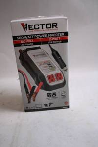 lot 181 image: Vector 500 Watt Power Inverter with USB and AC Output