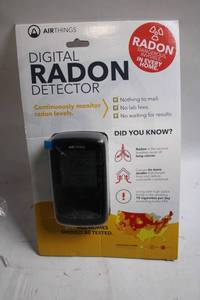 lot 205 image: Airthings Digital Radon Detector