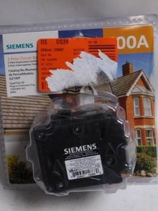 lot 215 image: Siemens 100A 2-Pole Circuit Breaker