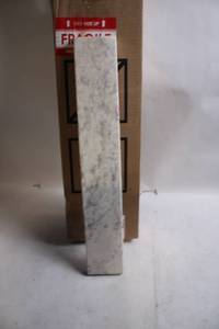 lot 232 image: Marble Tile Sample, 2 x 12 Inches