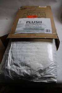 lot 235 image: 2-Pack Queen Size Plush Pillows with 100% Cotton Cover