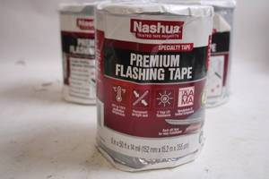 lot 241 image: 3 Rolls of Nashua Premium Flashing Tape 6 in x 50 ft
