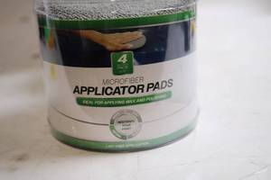 lot 243 image: Set of 8 Packs Microfiber Applicator Pads for Wax and Polishing