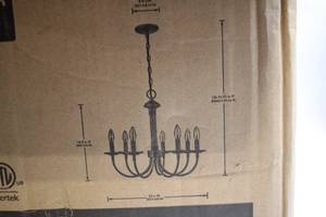 Oil-Rubbed Bronze 9-Light Chandelier