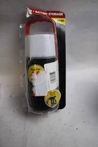 lot 304 image: Portable LED Lantern with Battery Storage and Tester