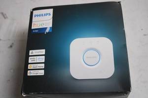 lot 310 image: Philips Hue Bridge Smart Lighting Hub - Compatible with Alexa, Apple Home, Google Home
