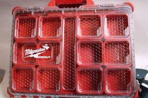 lot A-314 image: Milwaukee Packout Modular Storage System with 10 Compartments