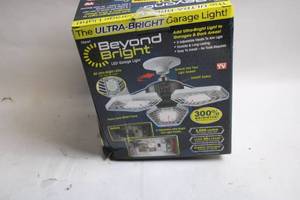 lot 329 image: Beyond Bright LED Garage Light with 360° Adjustable Heads
