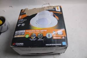lot 330 image: Cooper 6 Gimbal Adjustable LED Light Fixture