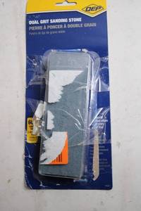 lot 344 image: QEP Dual Grit Sanding Stone 6 Grit Coarse 3 12 Grit Medium