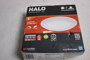 lot 358 image: 6-Inch Halo Surface Mount LED Downlight with Selectable Colors