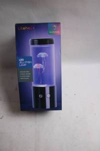 lot 364 image: Litehaus LED Jellyfish Lamp with Multicolor LEDs
