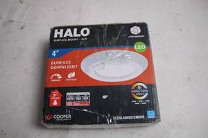lot 397 image: Halo LED 4 Surface Downlight with Selectable Colors